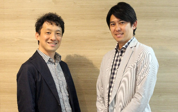 オプト 伴氏と本郷氏の写真