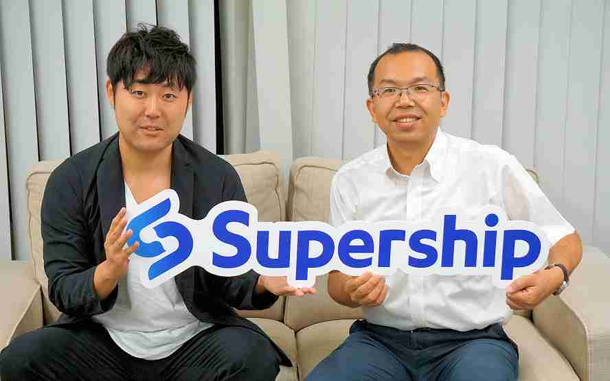 写真1：Supership 小林氏と 宣皓杰氏